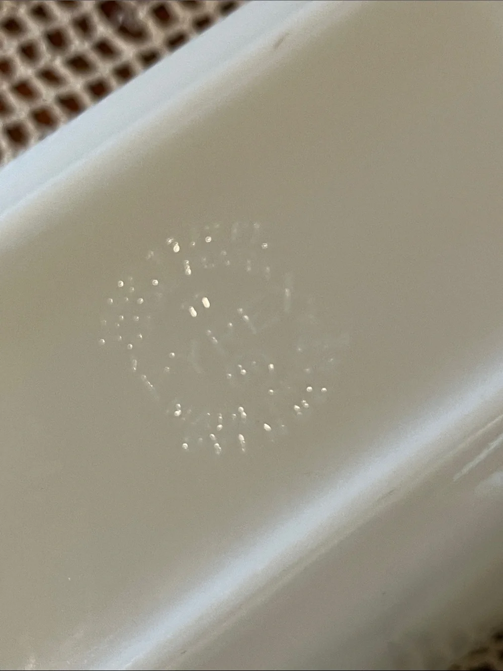VTG Pyrex Early American White Refrigerator Dish Set of 3 w/ Ribbed Lids 501/502